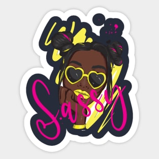 Sassy Lady Sticker